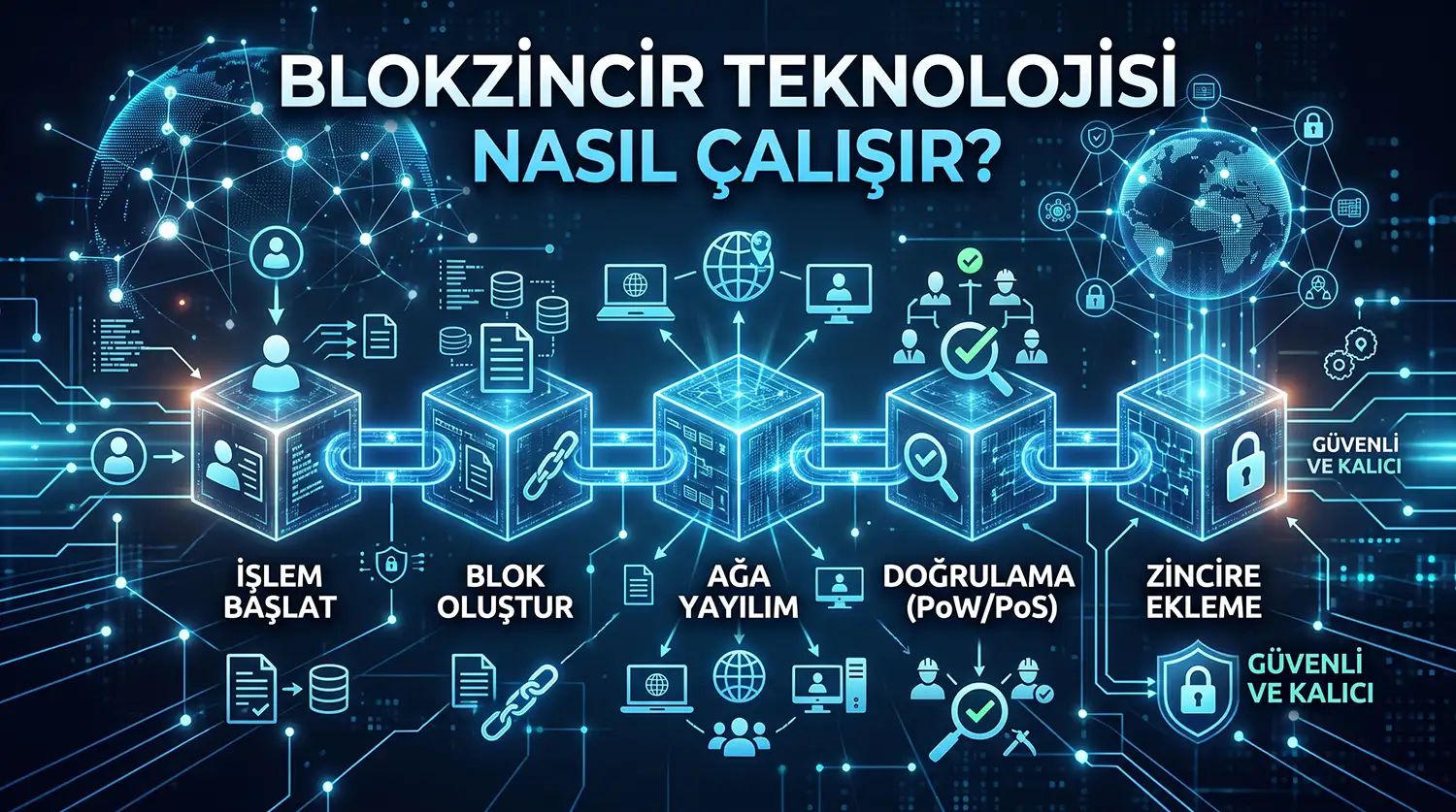 Blokzincir Teknolojisi Nasıl Çalışır?
