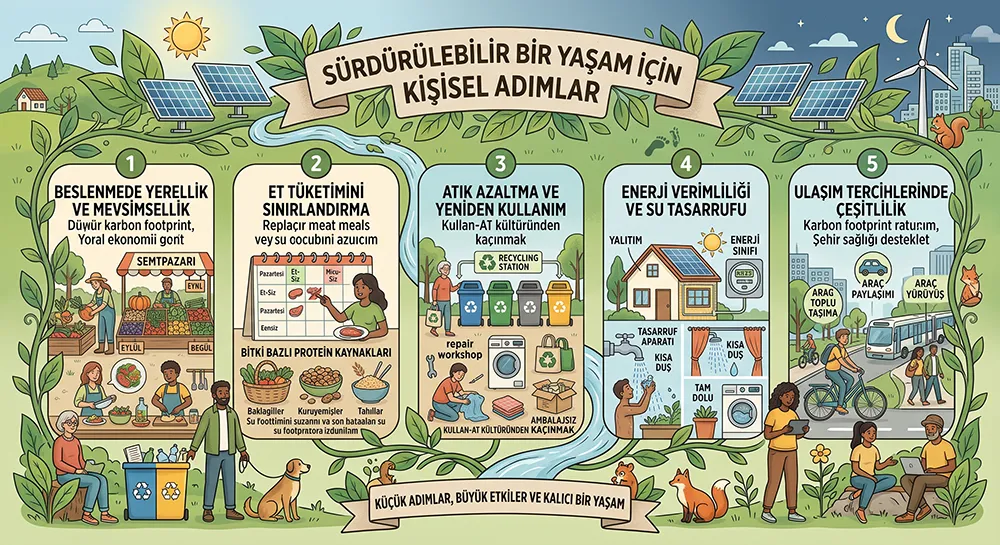 Sürdürülebilir Bir Yaşam İçin 5 Temel Adım
